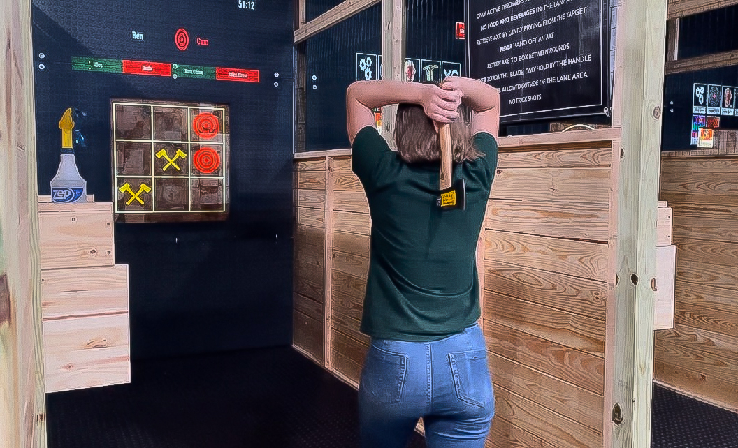 Axe Throwing at World of Sports