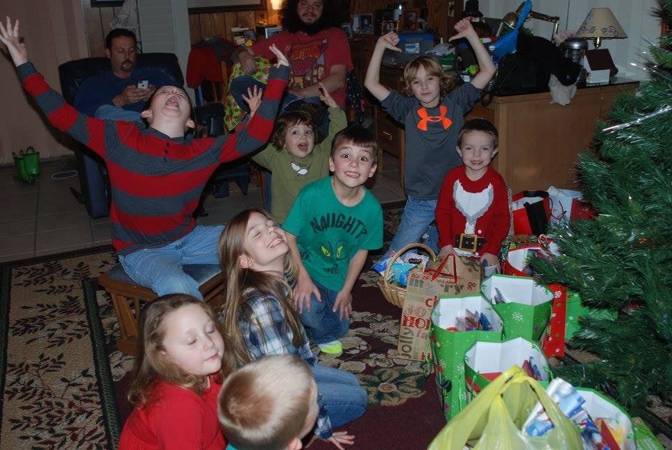 in the background of photos